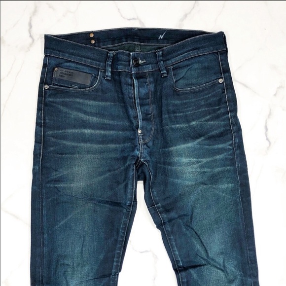 G-Star Raw Slim Tapered Jeans 29” Inseam - Picture 4 of 8